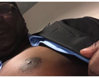 "I’m sick. My ribs and body is hurting" Miguna strips to show injuries he suffered after being beaten at the airport