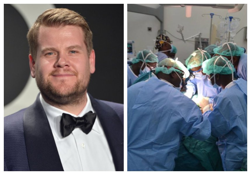 UK comedian James Corden tears apart surgeons at Kenyatta hospital who opened up the skull of a wrong patient