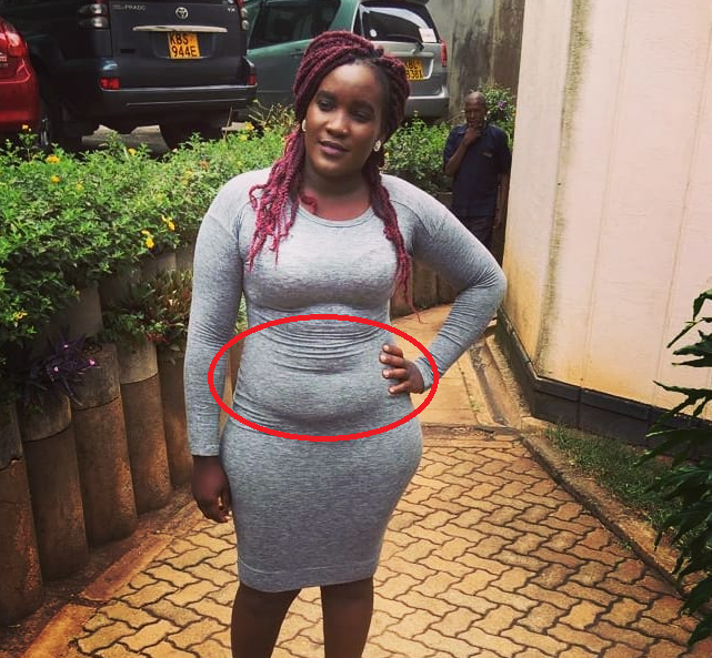My potty my choice! Real House Helps of Kawangware actress Awiti wards off critics from her pot belly