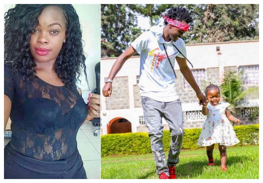 Bahati spends time with firstborn daughter after baby mama complains about absentee parents