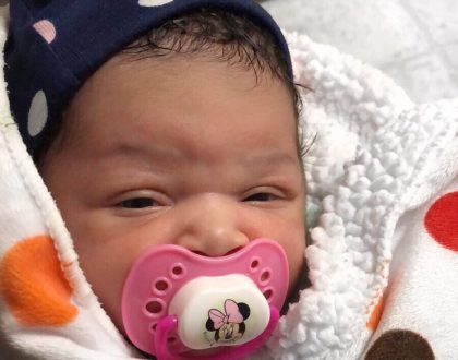 Adorable! Jose Chameleone flaunts his new born daughter as he meets her for the first time!
