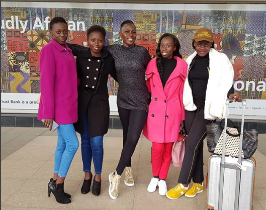 Funny! Look at how Akothee daughters cried at the airport before she left them