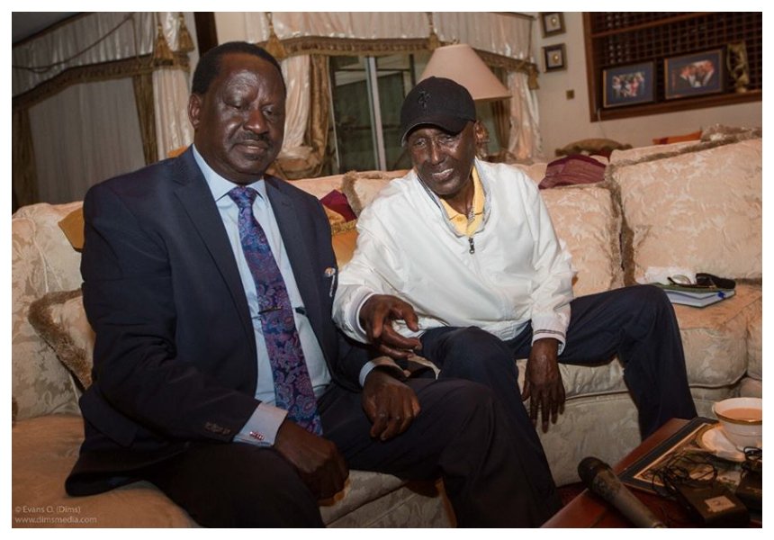 “I know now who are true friends of mine” Sickly Chris Kirubi says after meeting Raila Odinga, asks Baba for one favor