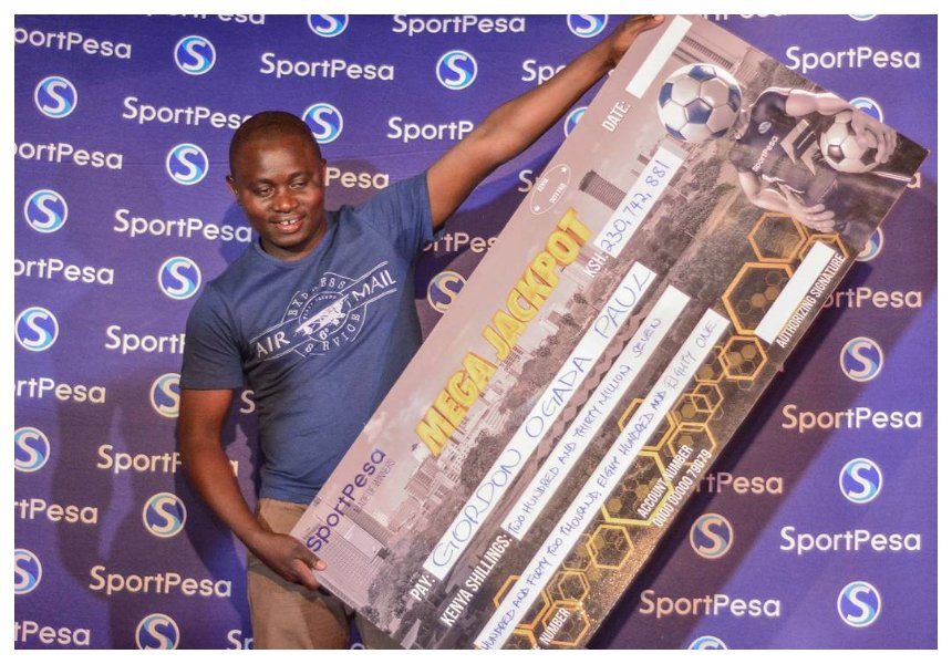 Ujaluo gharama kweli! Kes 230 million SportPesa mega jackpot winner admits he has already squandered all the money he won