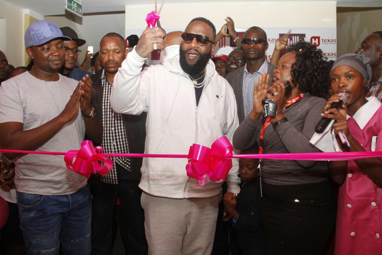Rick Ross pulls a unique move just to visit the Texas Cancer Center (Photos)