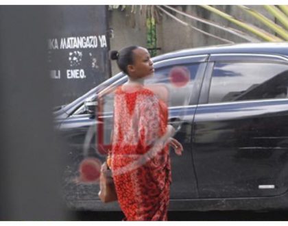 Usafi tu! Elizabeth Lulu arrives at the Interior Ministry building for her first day of community service (Photos)