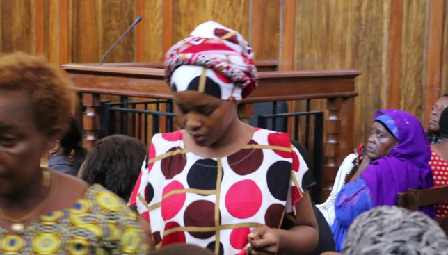 Elizabeth Michael Lulu in court in November 2017 when she was handed the two-year prison term