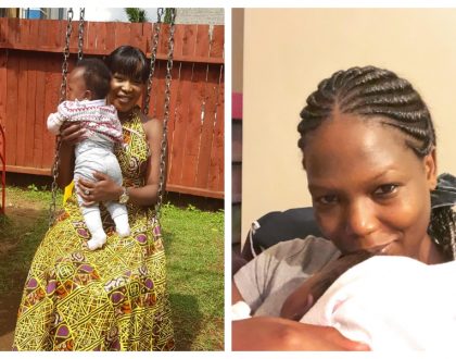 Terryanne Chebet  and Janet Mbugua's sister-in-law unveil their babies' faces (Photos)