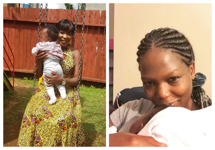 Terryanne Chebet  and Janet Mbugua's sister-in-law unveil their babies' faces (Photos)