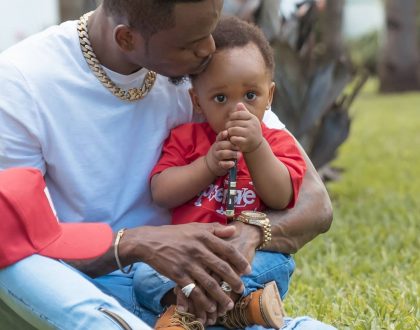 After unfollowing Tiffah and Nillan, Diamond Platnumz continues to shower his last born with love on social media