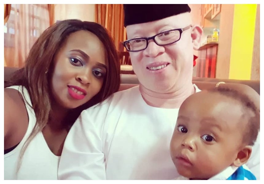 Isaac Mwaura's wife reads the riot act to people asking her why her son can't walk at one and a half year