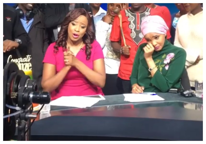 Lulu Hassan sheds tears as her BFF Kanze Dena finally leaves Citizen TV (Video) 