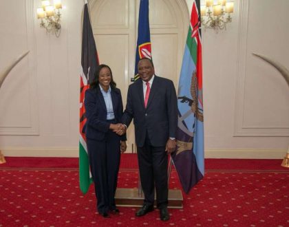 The message Uhuru Kenyatta had for Kanze Dena after her first day at work 