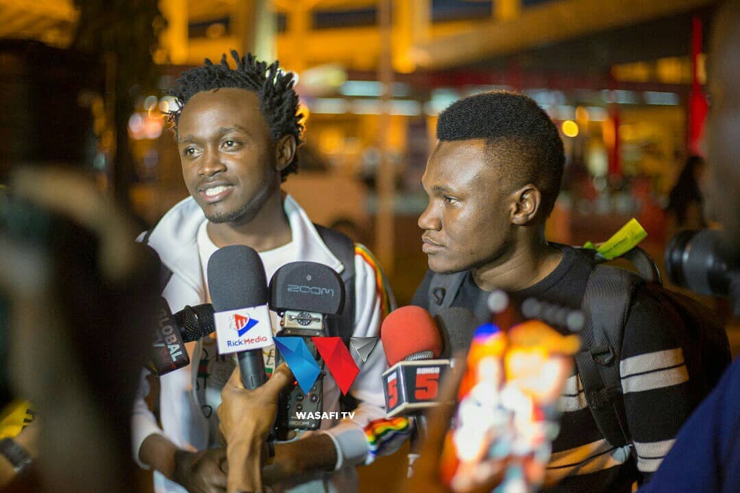 Bahati and Mbosso 