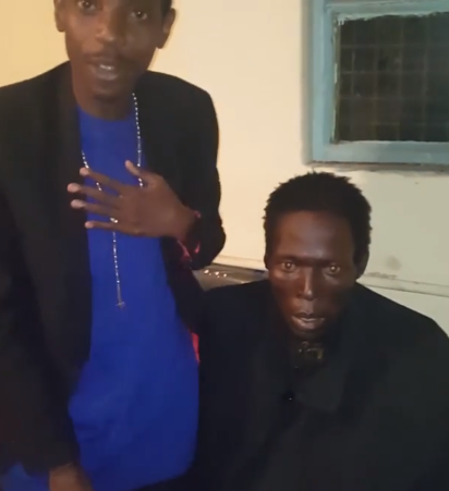 So sad! Eric Omondi introduces his blood brother who has been destroyed by drugs