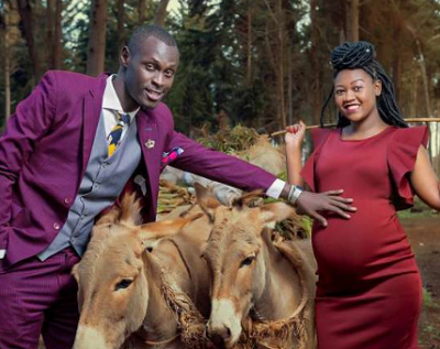 Awww!!! King Kaka introduces son to Kenyans with this lovely family photo shoot