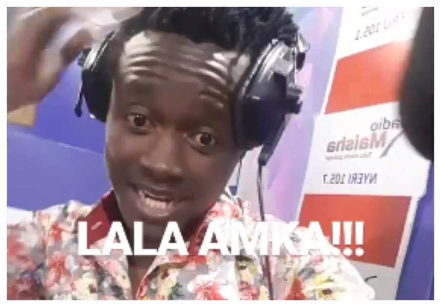 The thirst is real! Bahati caught admiring video of woman flaunting buttocks as she lays in bed without any panties