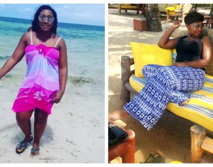 Betty Kyallo and Catherine Kamau slay in bikinis at the beach in Mombasa (Photos)