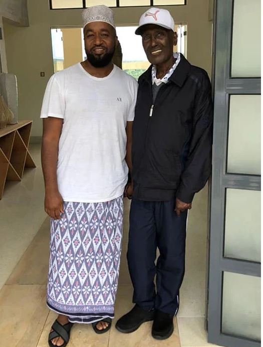 Hassan Joho and Chris Kirubi. The photo was taken in June 2018