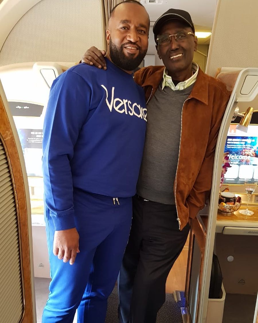 Hassan Joho and Chris Kirubi. The photo was taken on July 18th 2018