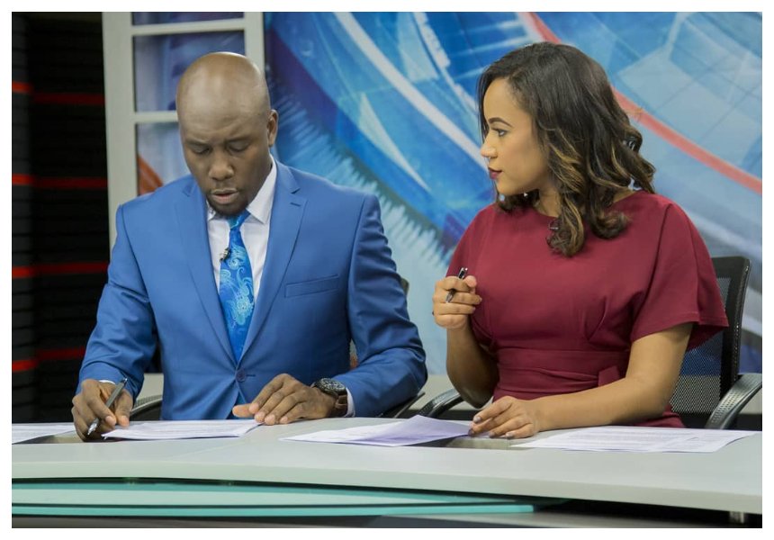 Betty Kyallo come see this! Debutant duo Dennis Okari and Olive Burrows prove they have chemistry on screen