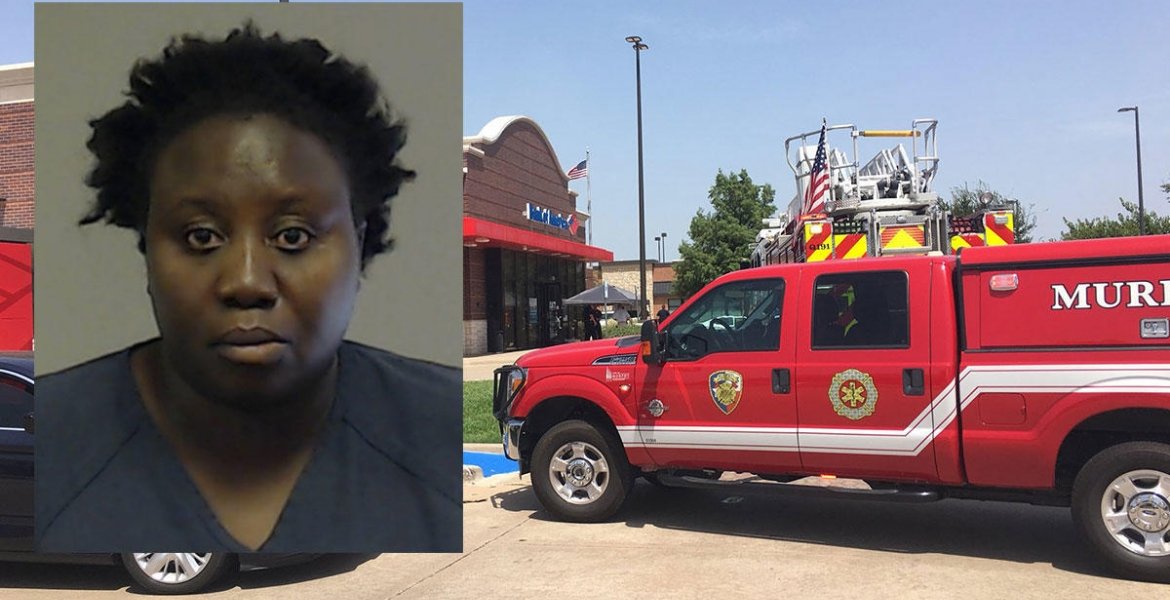 Shock as Kenyan woman tries robbing a bank in the US using a hammer(video)