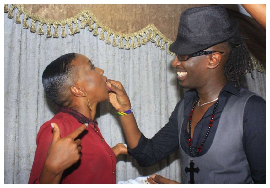 Nameless and Wahu take to the swimming pool to show how they are still crazy in love 20 years on (Photos)
