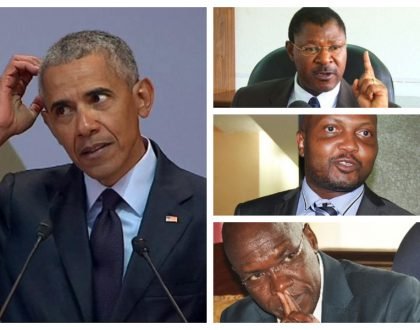 Obama in trouble! Moses Kuria, Wetangula and Boni Khalwale launch scathing attacks on former US president 