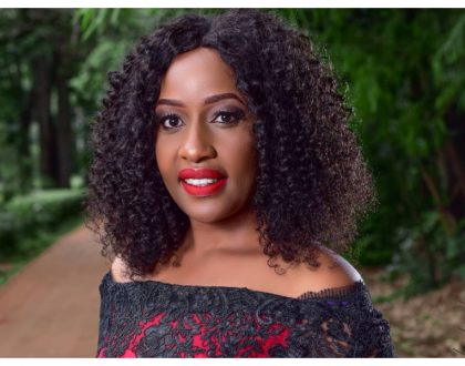 Red hot! Teacher Wanjiku is almost unrecognizable with a new hairstyle and sexy dress (Photos)