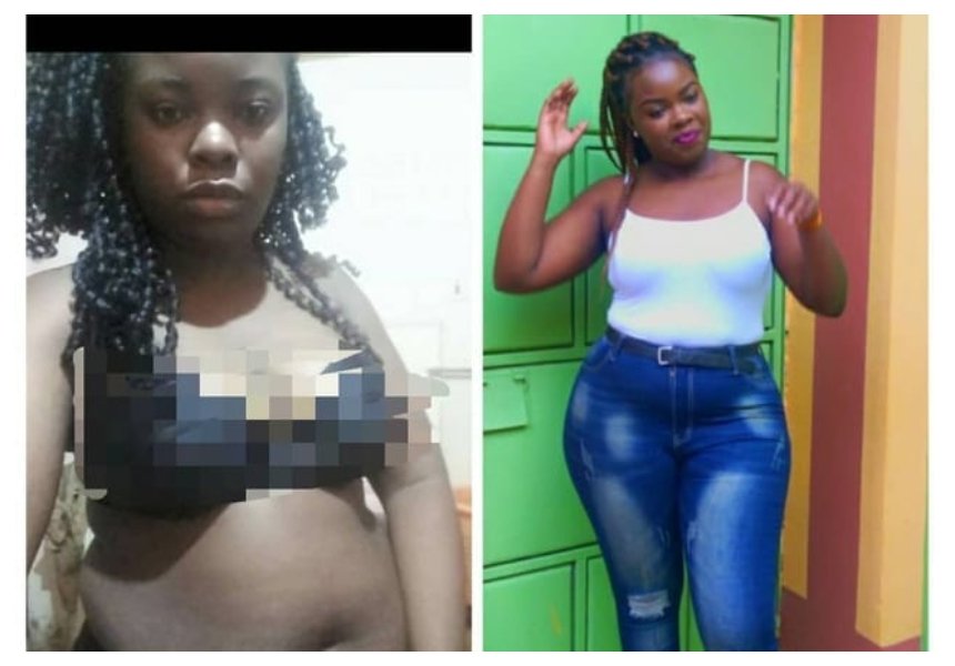 Bahati’s baby mama Yvette Obura working tirelessly to get rid of her pot belly (Photos)