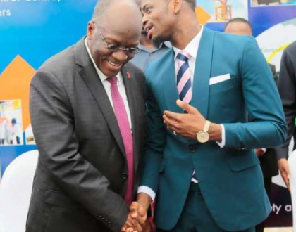 Diamond's special message to Magufuli after Tanzania bought a plane