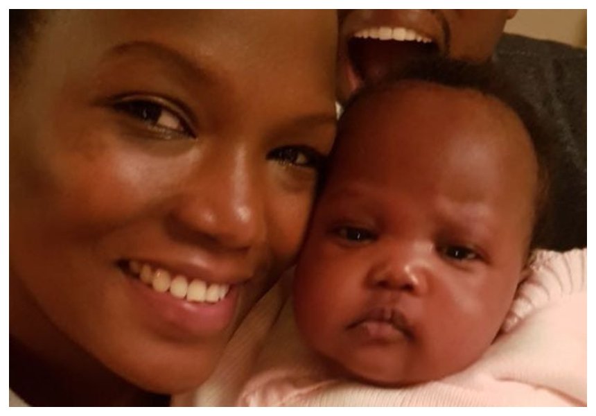 They grow so fast! Janet Mbugua’s sister-in-law officially introduces her baby to her fans (Photos)
