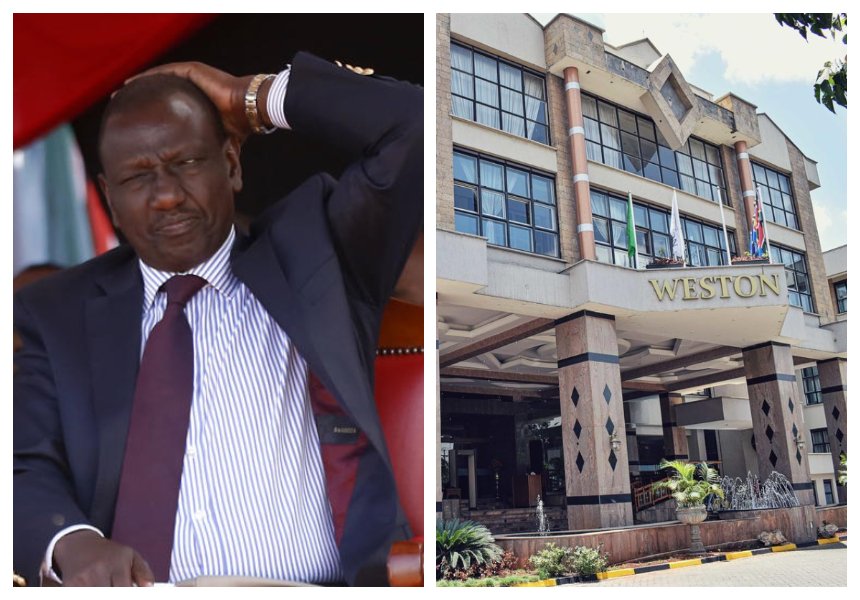 Ruto's worst nightmare becomes reality as Kenya Civil Aviation Authority confirms Weston Hotel is built on its land
