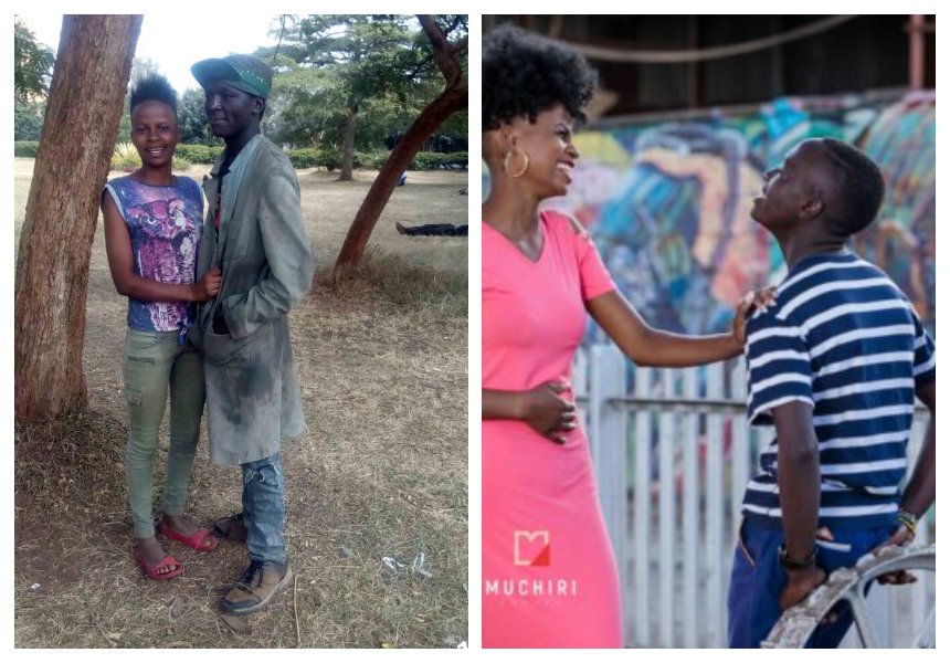 Former street kids Sammy and Virginia who wowed Kenyans with amazing transformation now expecting first child (photos)