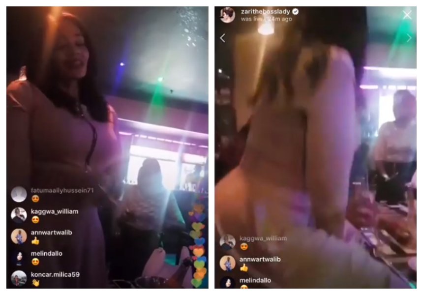 Drunk and disorderly! Zari Hassan shakes her booty like a wild cat at a nightclub (Video)