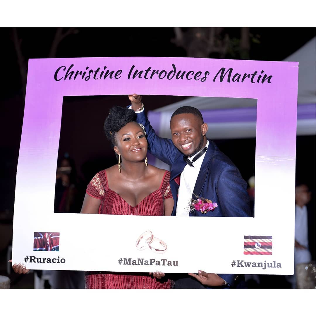 Martin Githinji married his Ugandan sweetheart Christine Kokueendera Lwanga 