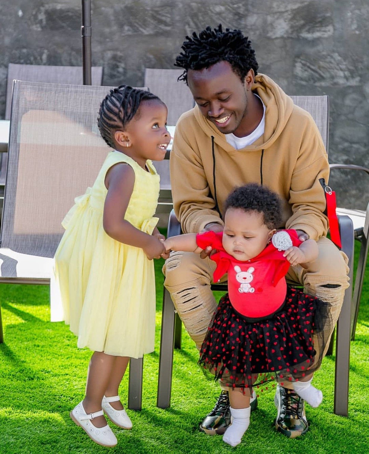 Bahati’s adorable daughters finally hang out for the first time