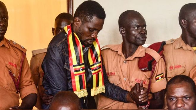 Bobi Wine in court 