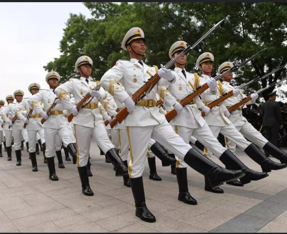 Chinese navy officers 