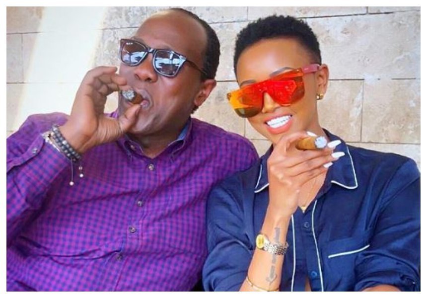 Fans bash Huddah after she pleaded Uhuru Kenyatta to legalize bhang