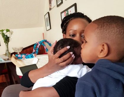 Janet Mbugua opens up about her breastfeeding experience with her new born