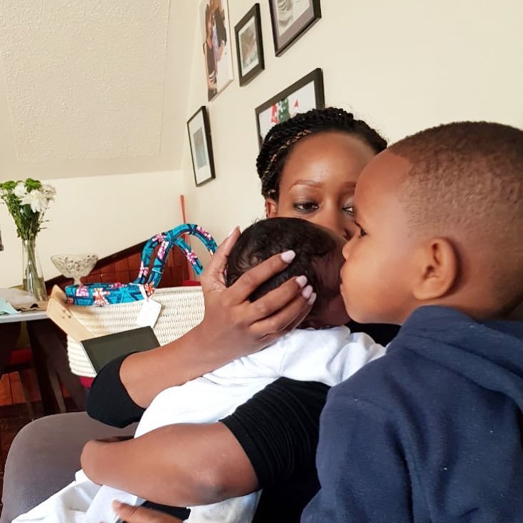 Janet Mbugua opens up about her breastfeeding experience with her new born