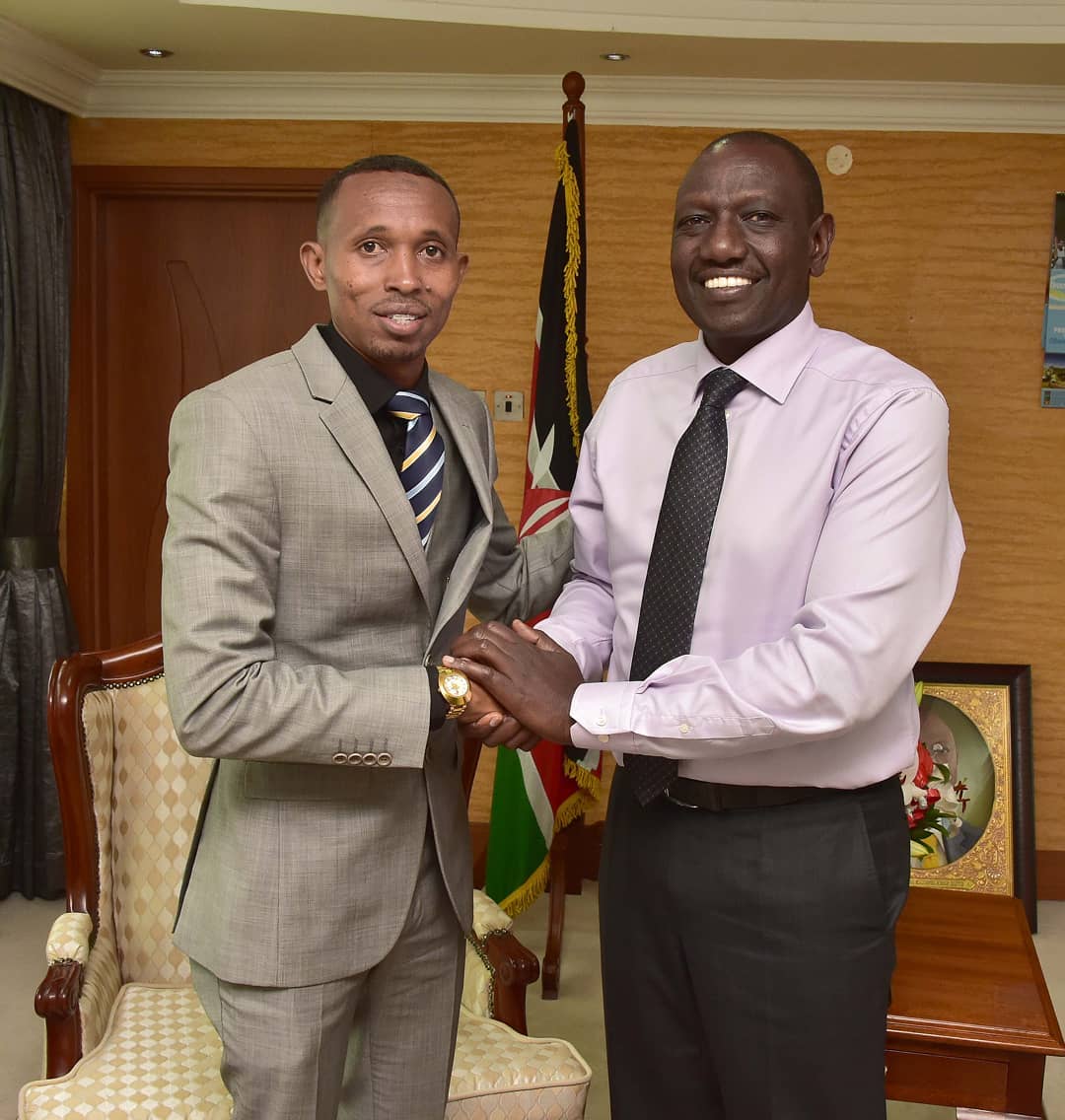 Mohammed Ali and William Ruto