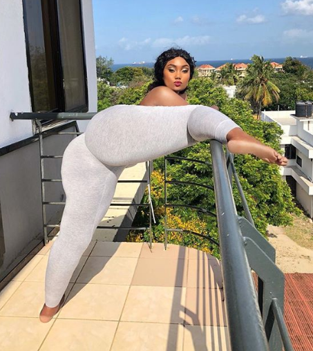 Government threatens to arrest thick and blessed Tanzanian socialite Sanchoka for raunchy online photos 