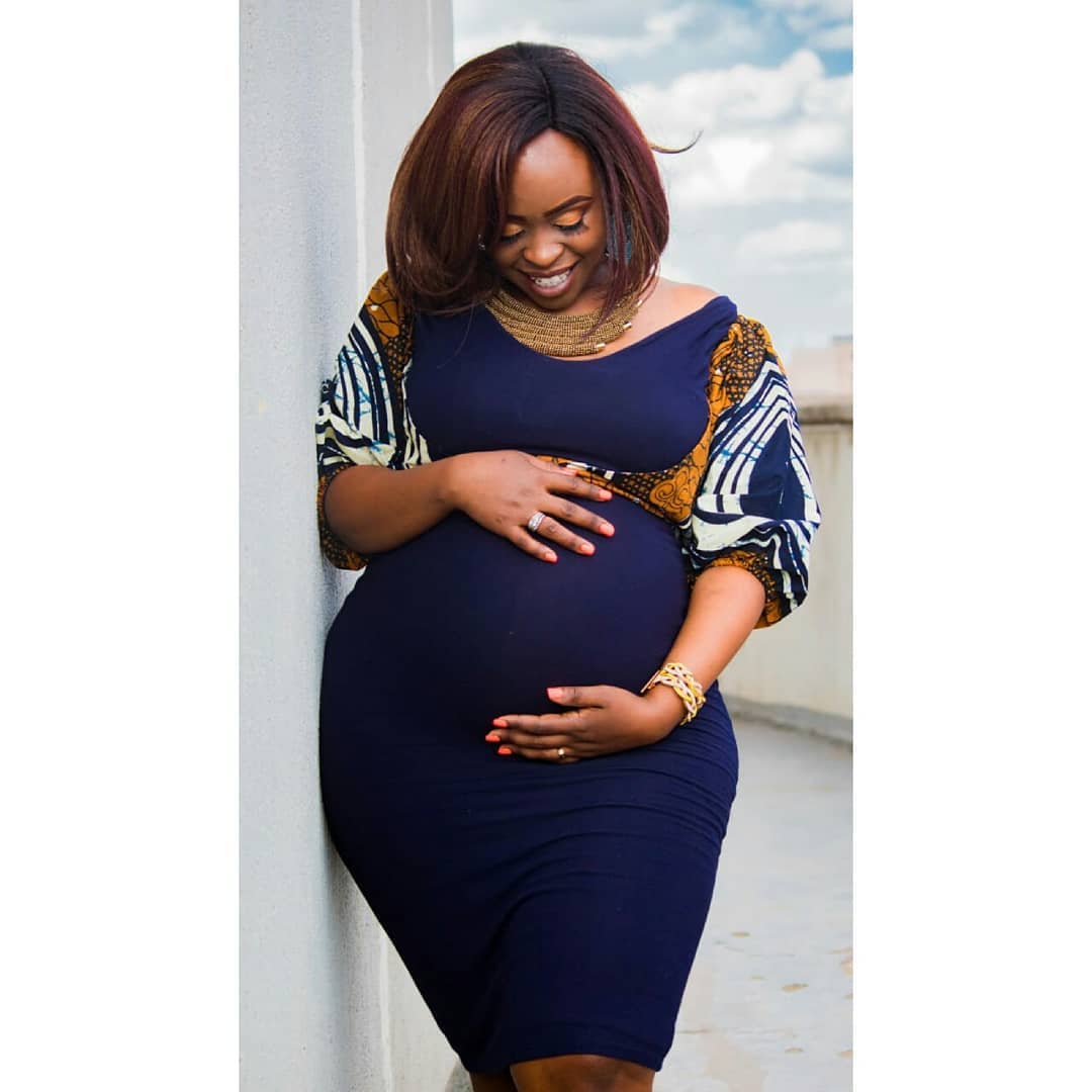 Former NTV presenter Faith Muturi heavily pregnant with baby number two