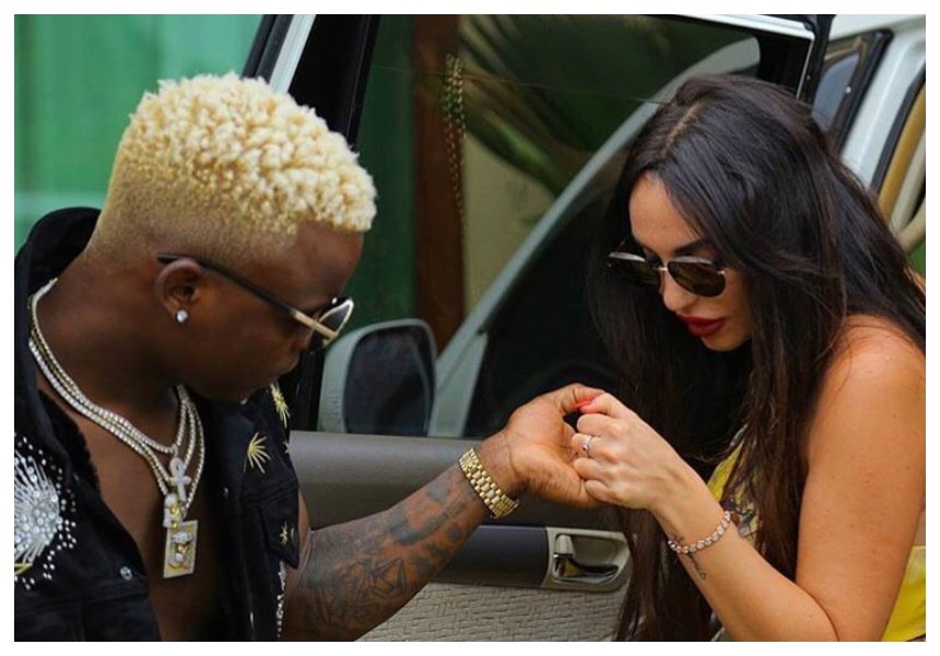 Wueh! Harmonize dragged to court by mzungu ex wife, Sarah Michelloti - she demands half of his properties