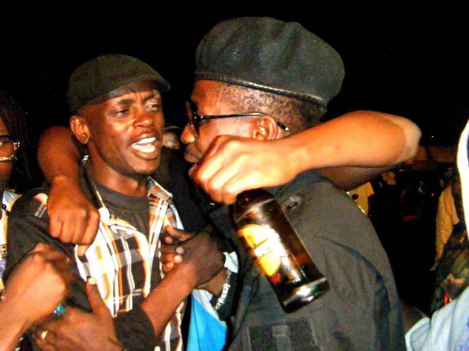 Humphrey Mayanja and Bobi Wine at a past function 