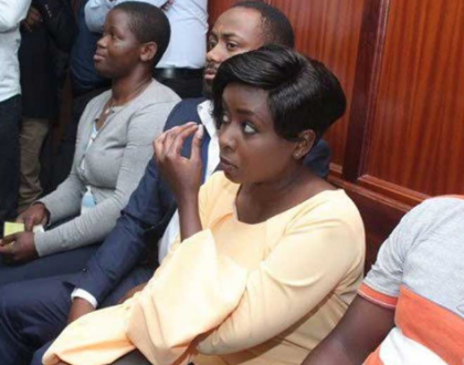 Mother's love!! Jackie Maribe's mum comforts Jowi in court after 'I’m being tortured in Kamiti' claim (photo)