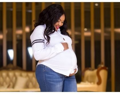 Jaguar's drama queen baby mama Magda Ngima heavily pregnant with baby number three (Photos)