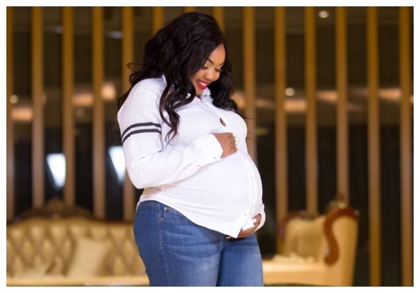 Jaguar’s drama queen baby mama Magda Ngima heavily pregnant with baby number three (Photos)
